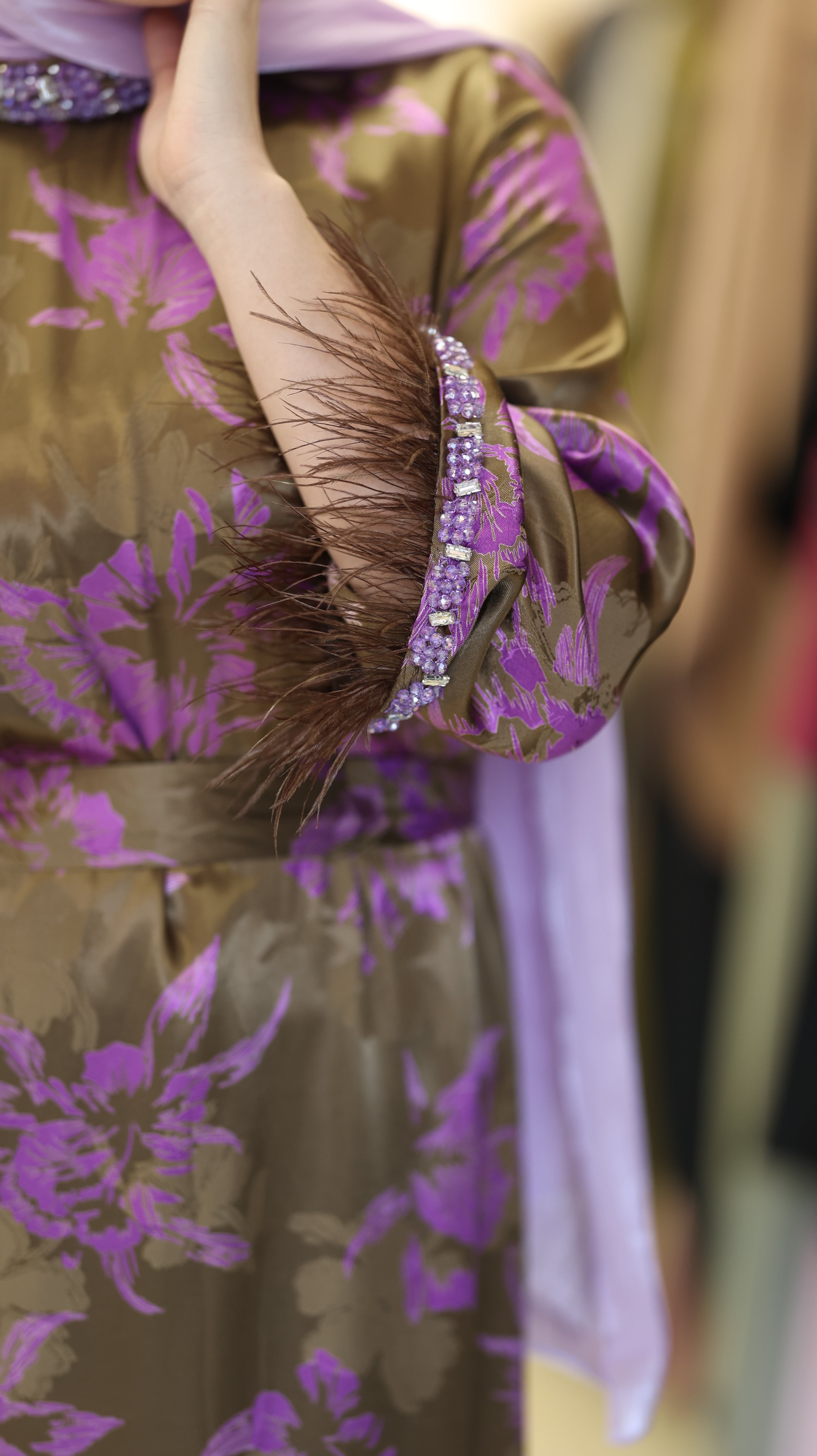 Lilac Bloom Abaya