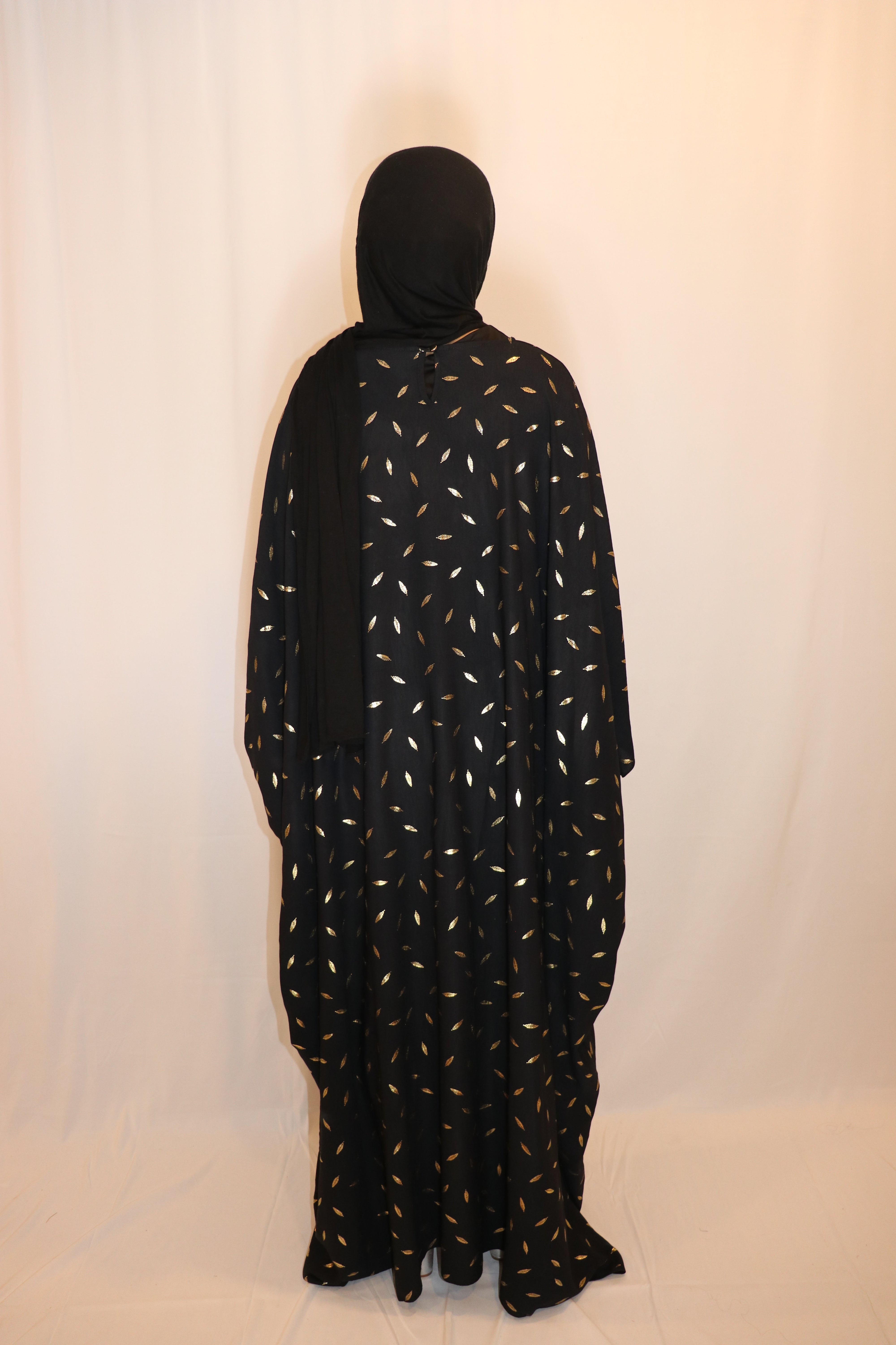 Habiba Gold Accented Abaya