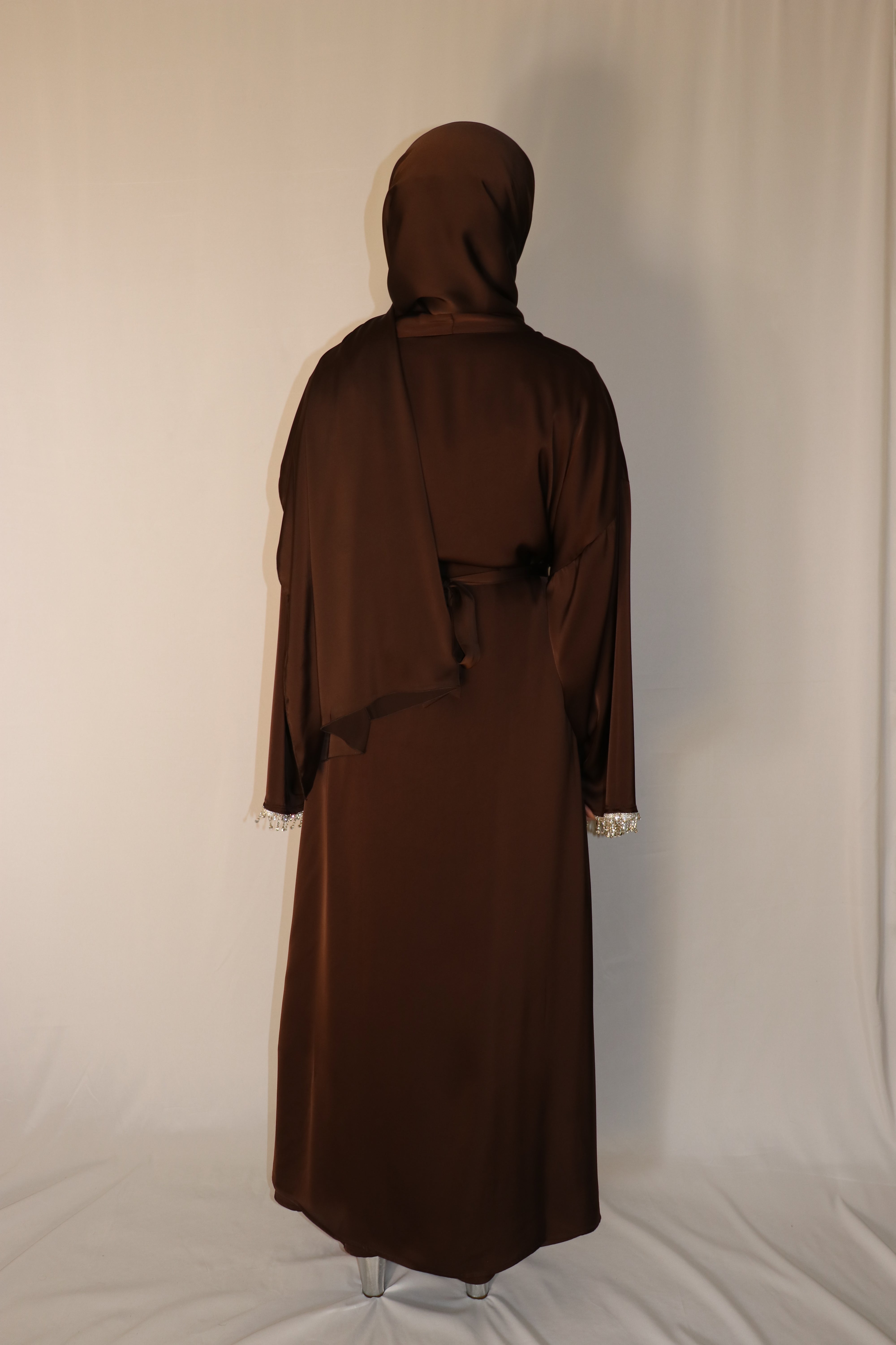 Jenna Satin Abaya- Four Piece