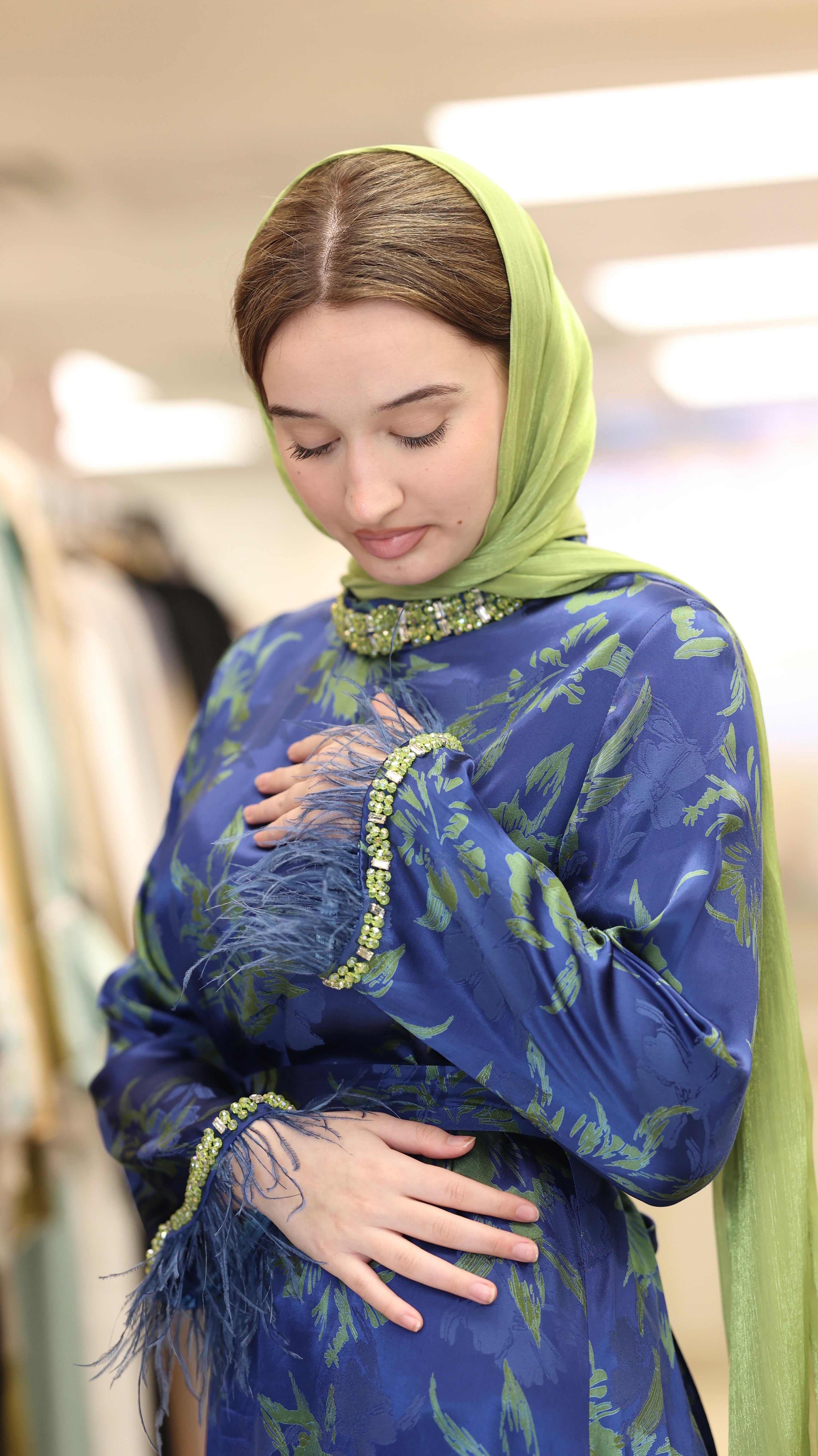 Night Blossom Abaya