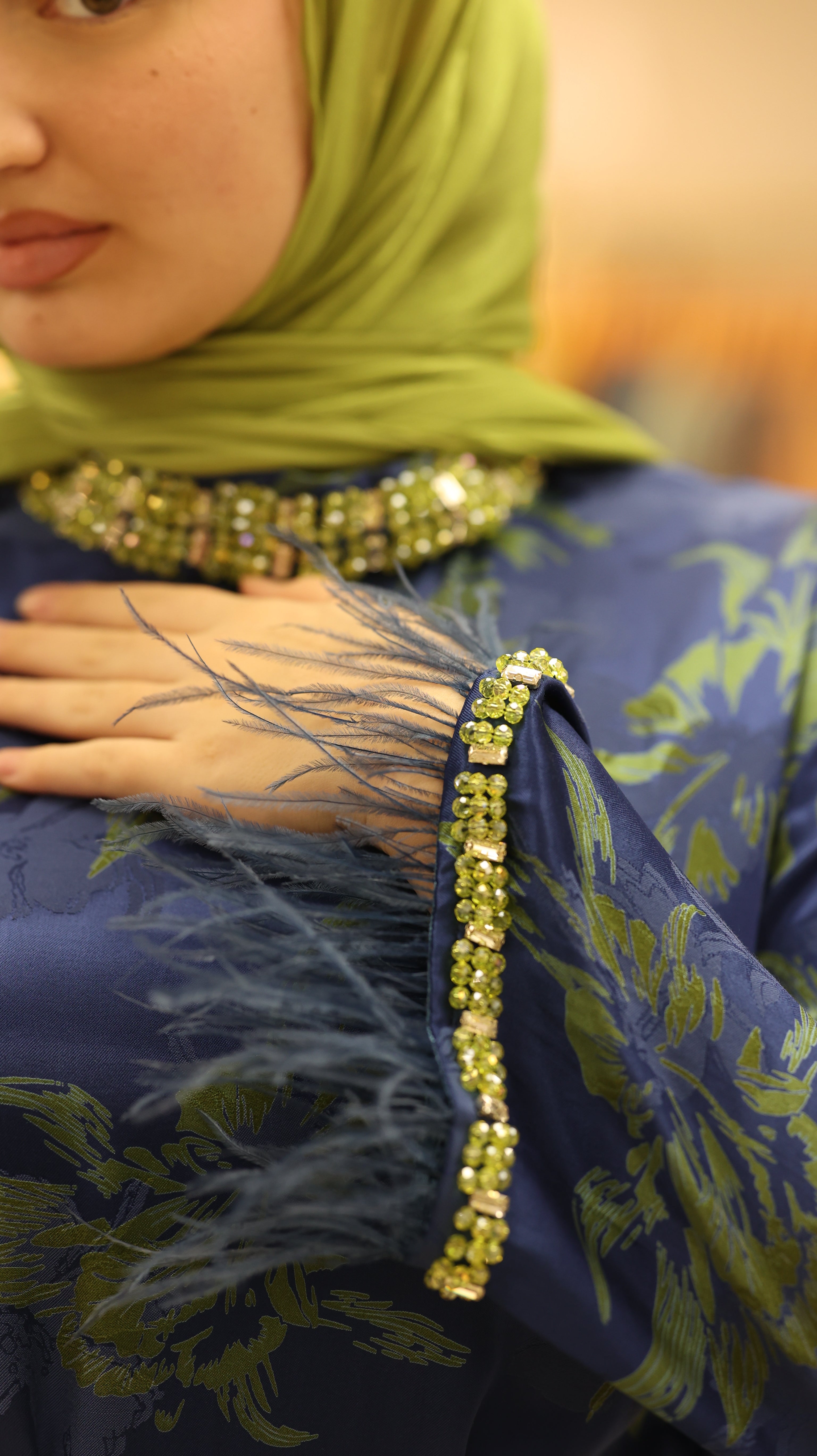 Night Blossom Abaya