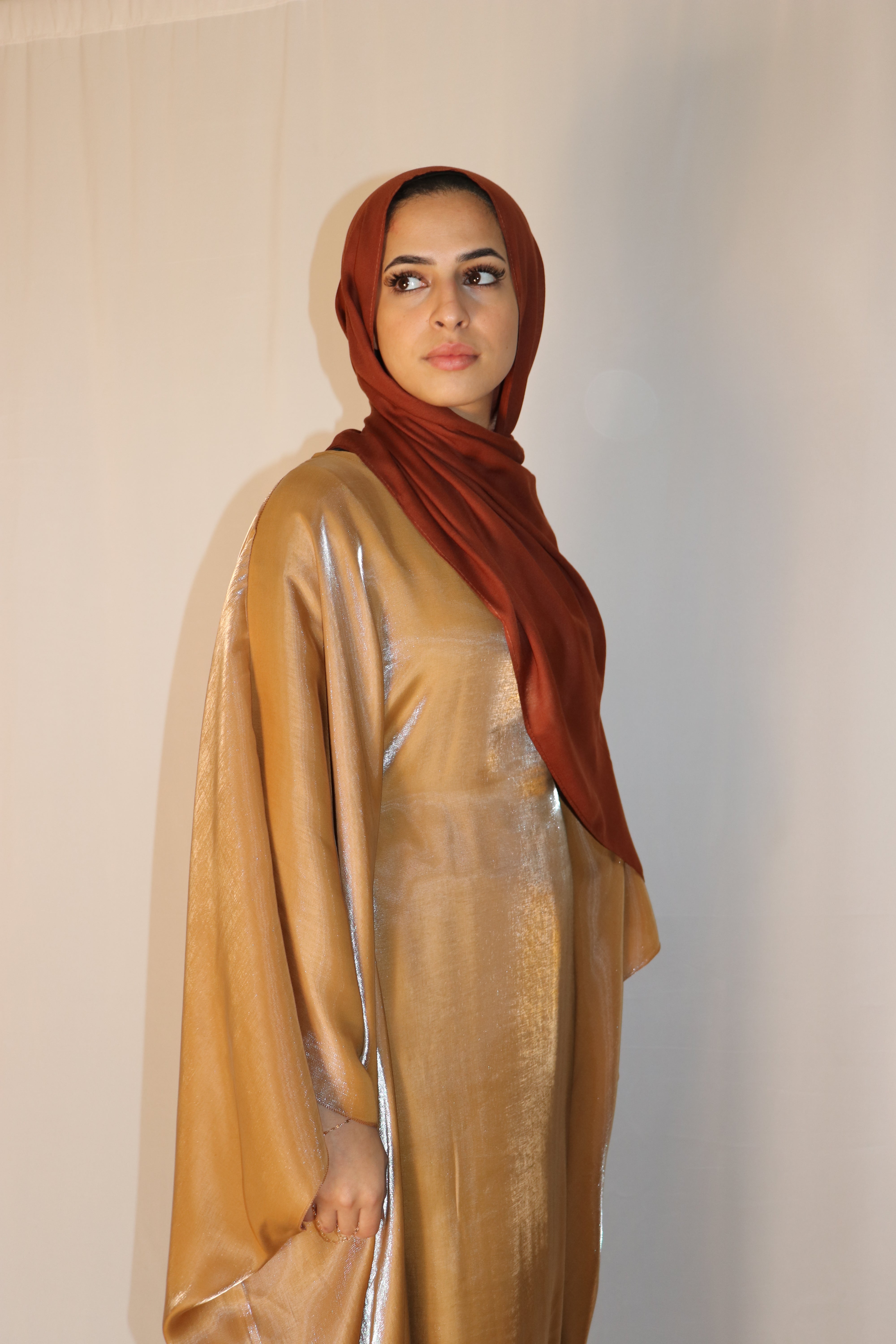 Lina Shimmer Accented Butterfly Abaya